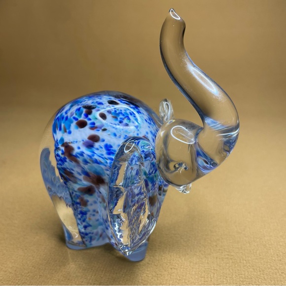 Art glass Elephant Murano style - signed by the artist - Picture 3 of 7